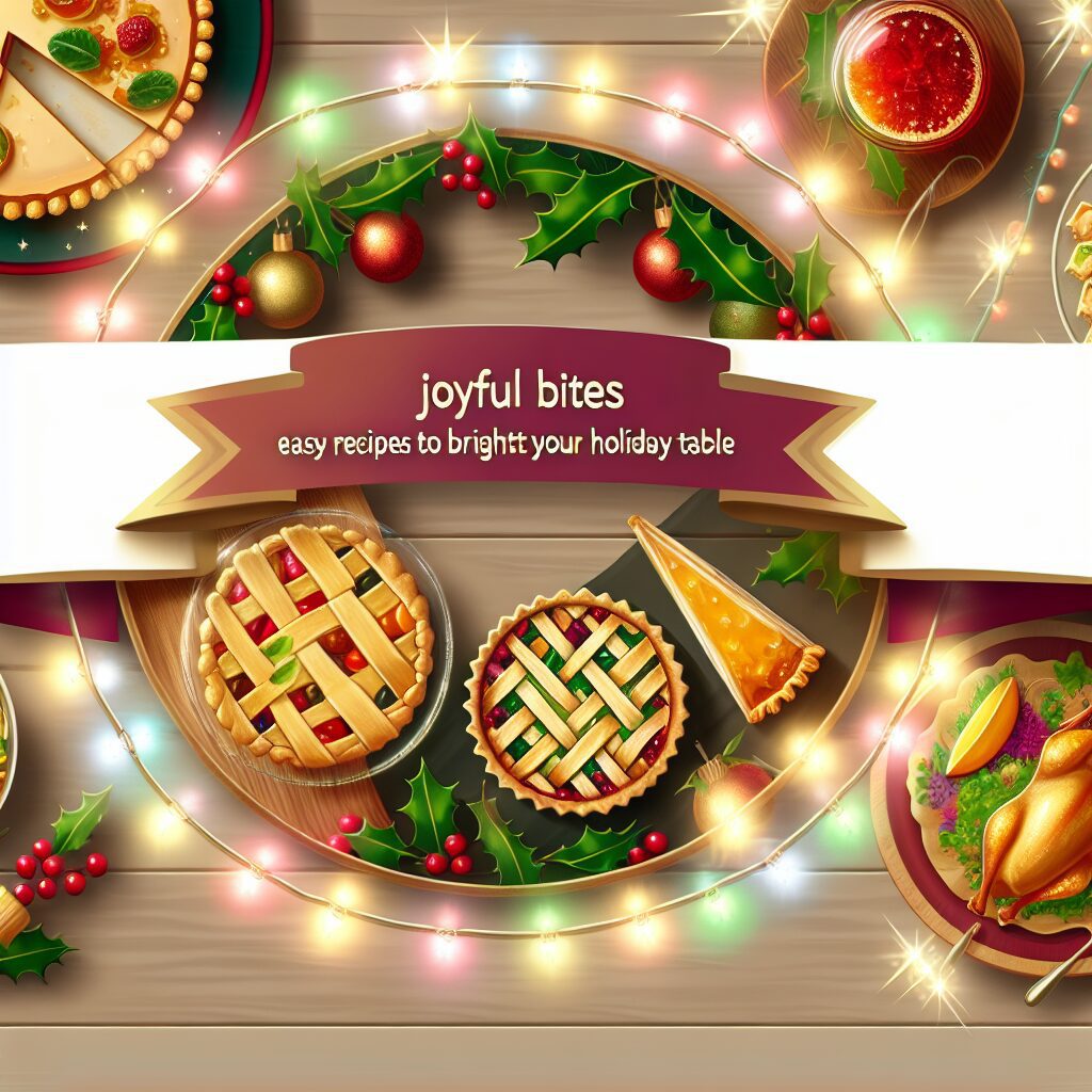 Joyful Bites: Easy Recipes to Brighten Your Holiday Table