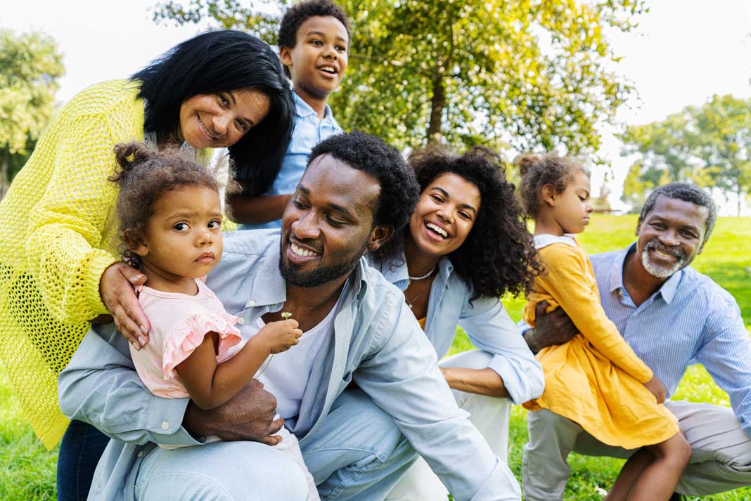 An extended family is a family that consists of grandparents cousins aunts and uncles.
