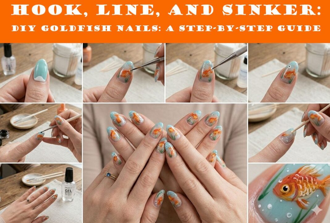Hook, Line, and Sinker How to Paint Perfect Goldfish Nails at Home