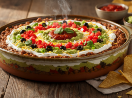 Best 7 Layer Bean Dip Recipe: Taste of Town Easy Step by Step